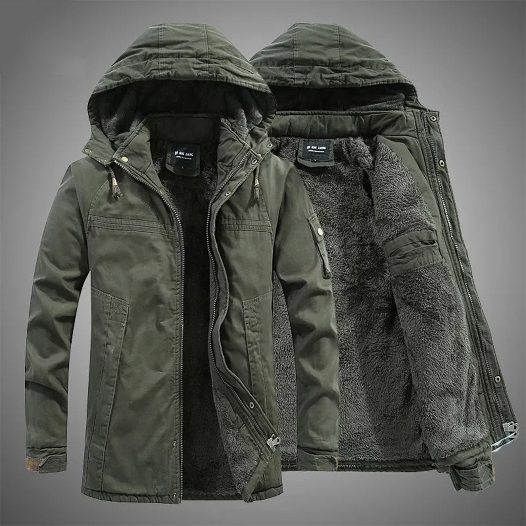Byron | Bequeme Fleecejacke mit Kapuze
