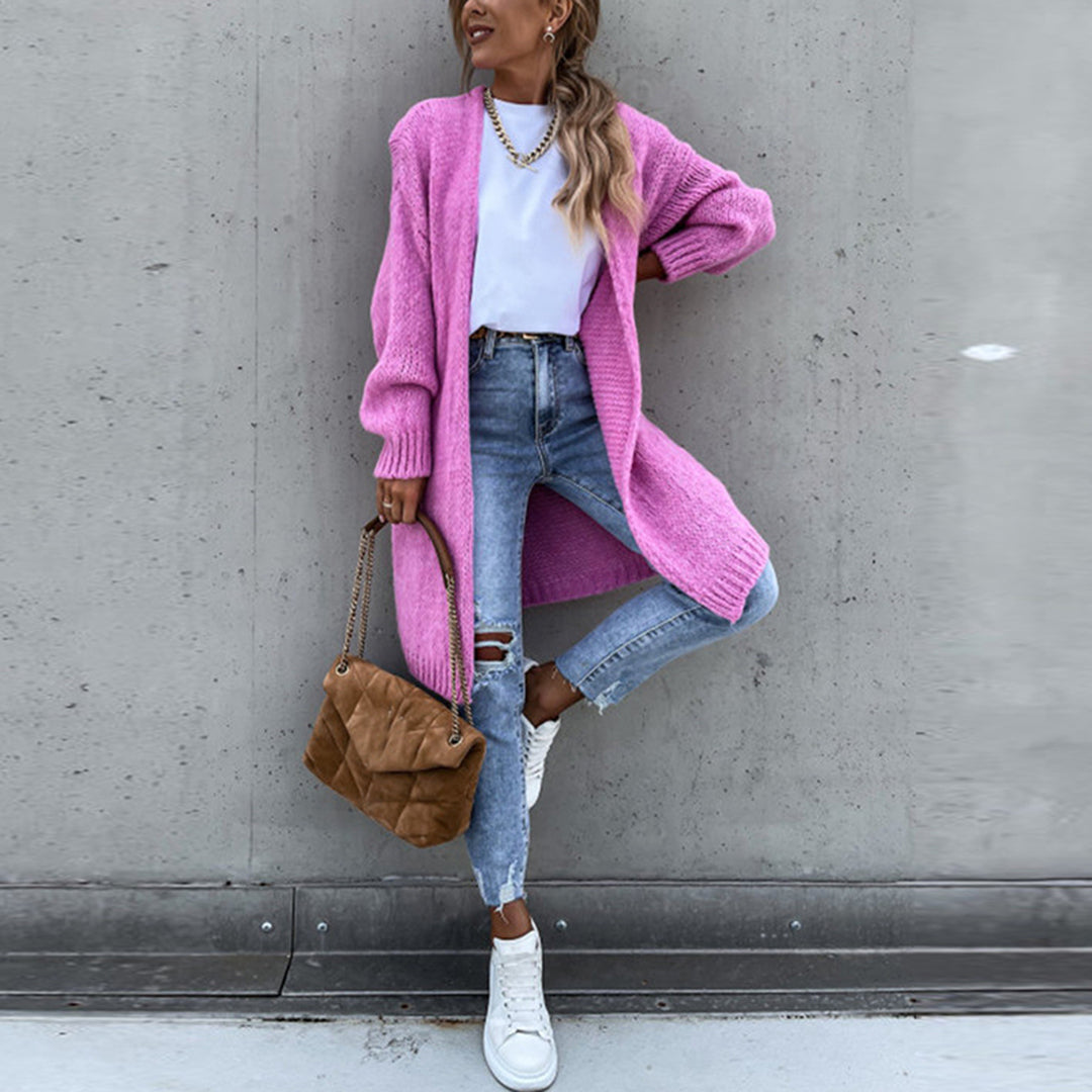 Klassische Strickjacke