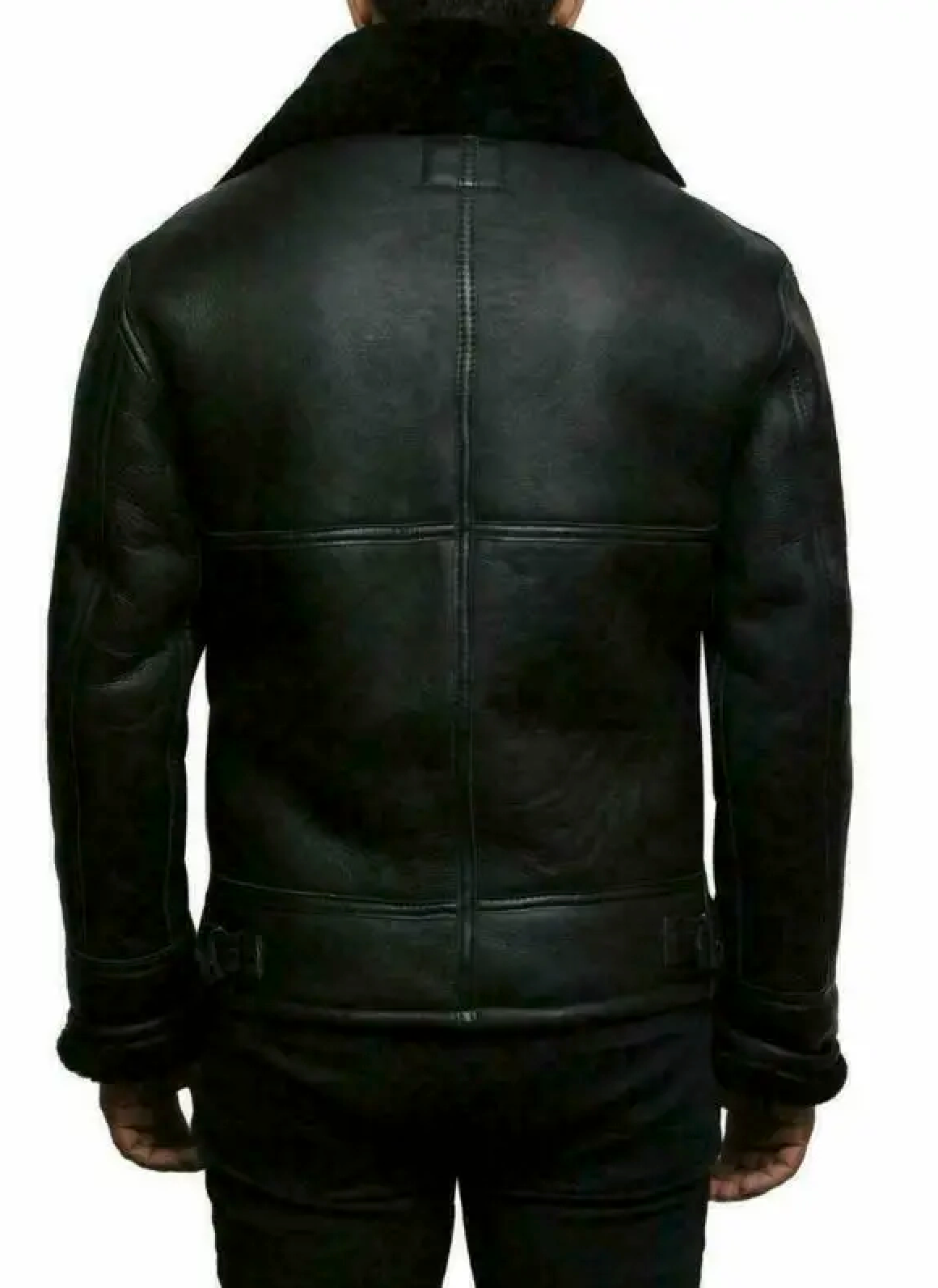 René™ - Moderne Leder- und Wolljacke