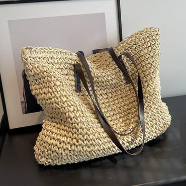 Schicke, handgefertigte Strandtasche für Frauen - Stephanie