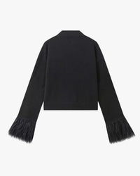 Manon | Strickjacke mit Knöpfen und Federärmeln