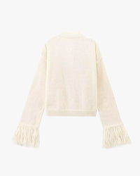 Manon | Strickjacke mit Knöpfen und Federärmeln