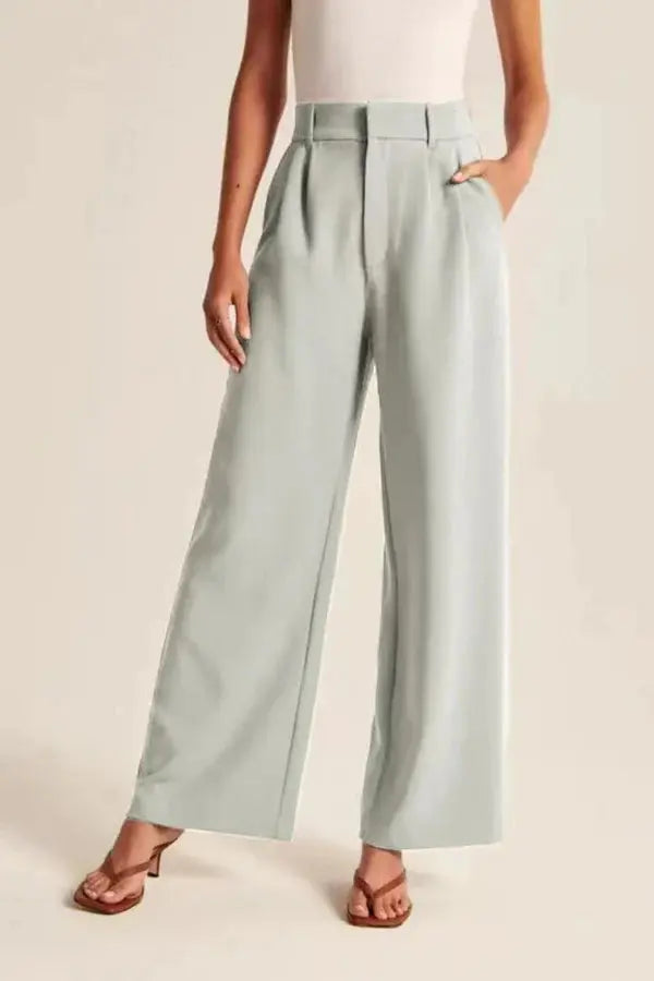 Elegante High-Waist Wide-Leg Hose mit zeitlosem Schnitt