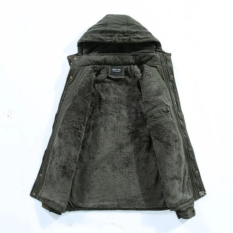 Byron | Bequeme Fleecejacke mit Kapuze