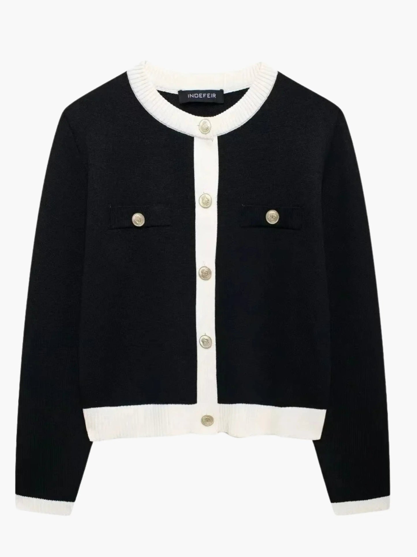 Kristina | Strickjacke mit Knopfleiste