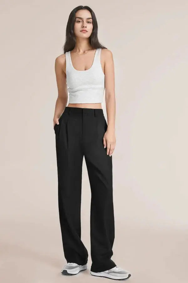 Elegante High-Waist Wide-Leg Hose mit zeitlosem Schnitt