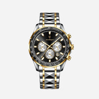 Luxuriöse Herren-Sportuhr mit wasserdichtem Quarzwerk und Chronograph