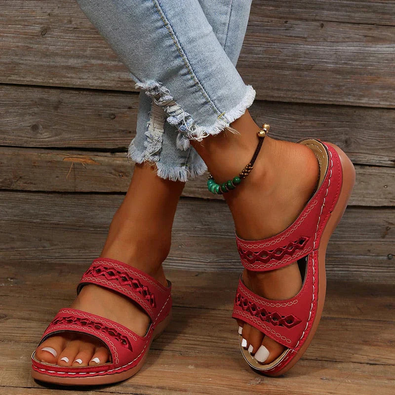 Leichte bequeme Sommerschuhe für sonniges Wetter