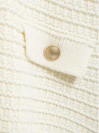 Ivonne | Texturierte Strickjacke mit Knopfleiste