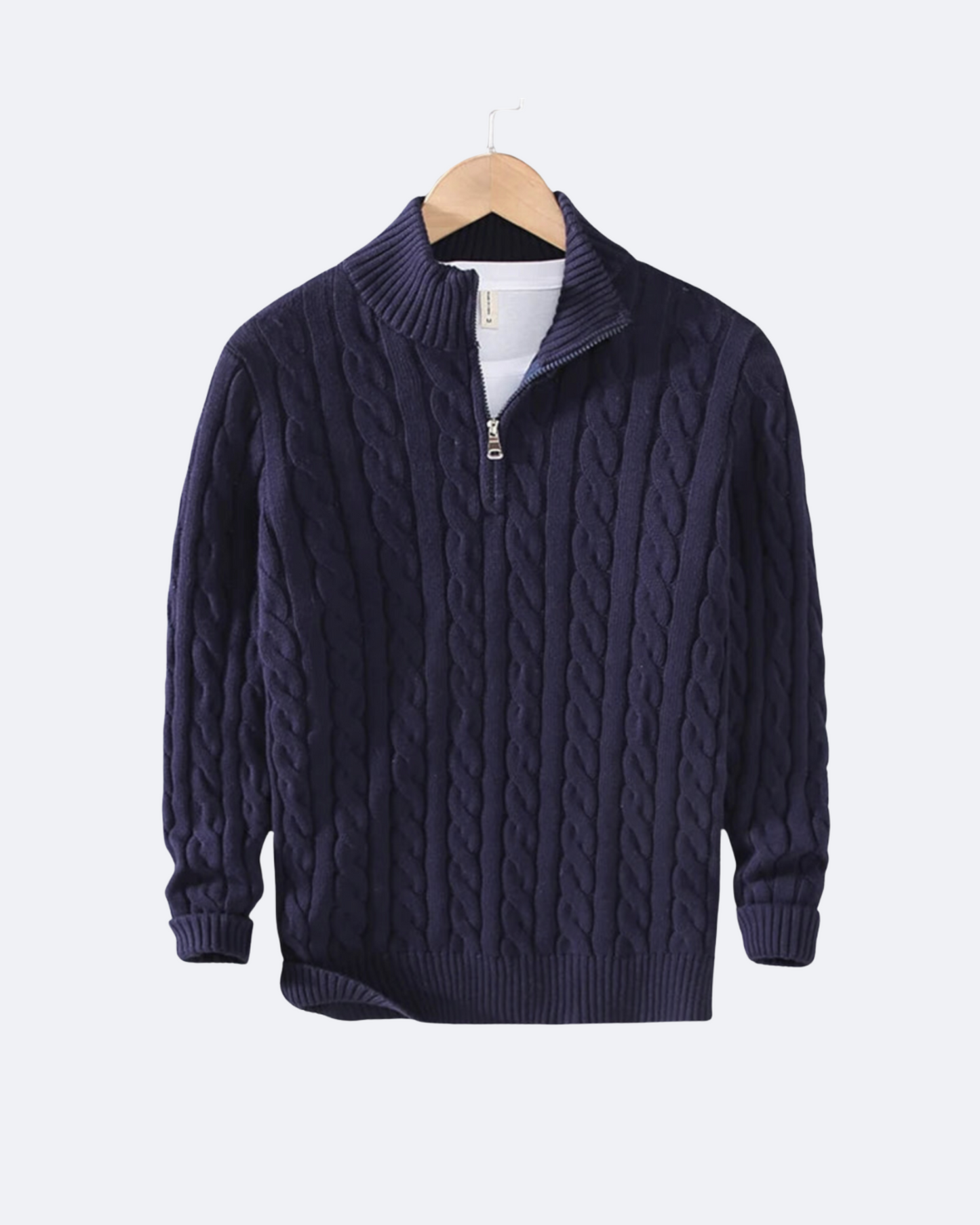 Claudio Kabelstrick Viertel-Reißverschluss