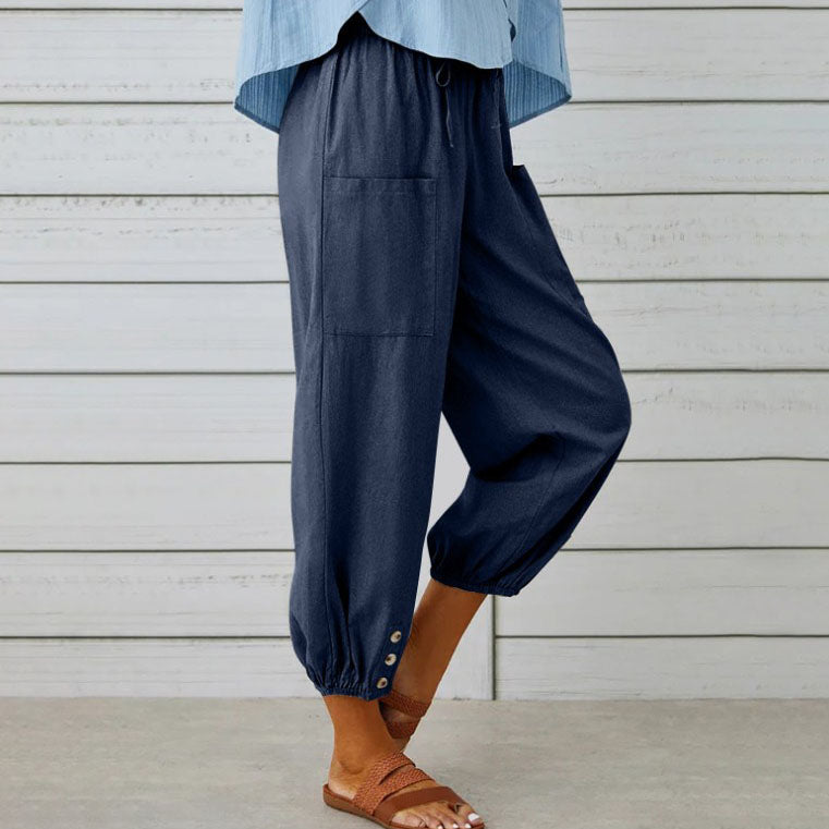 Hose mit weitem Bein