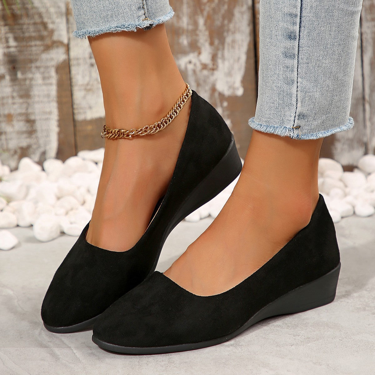 Orthopädische Komfort-Frauenschuhe zum Gehen