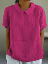 JASMINA - LOCKERE LEINENBLUSE