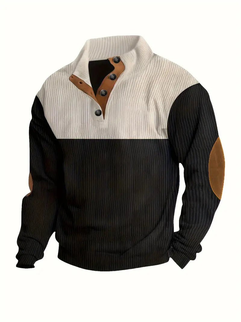 Manfred | Stylischer Color-Block Pullover
