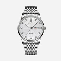 Herren Business Uhr aus Edelstahl