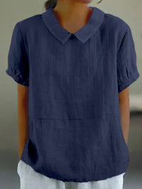 JASMINA - LOCKERE LEINENBLUSE