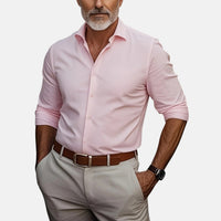 Gizmo™ | Herren Slim Fit Business Hemd mit Knitterfrei
