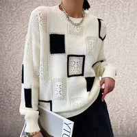 Gemütlicher schicker Winterstrickpullover