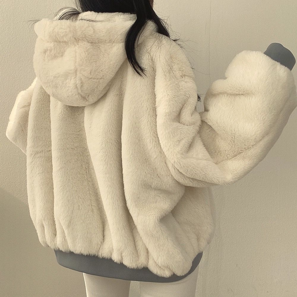 Wendejacke mit Kapuze für Frauen [Letzter Tag Rabatt]