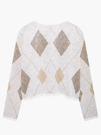 Rosalie | Strickjacke mit Argylemuster