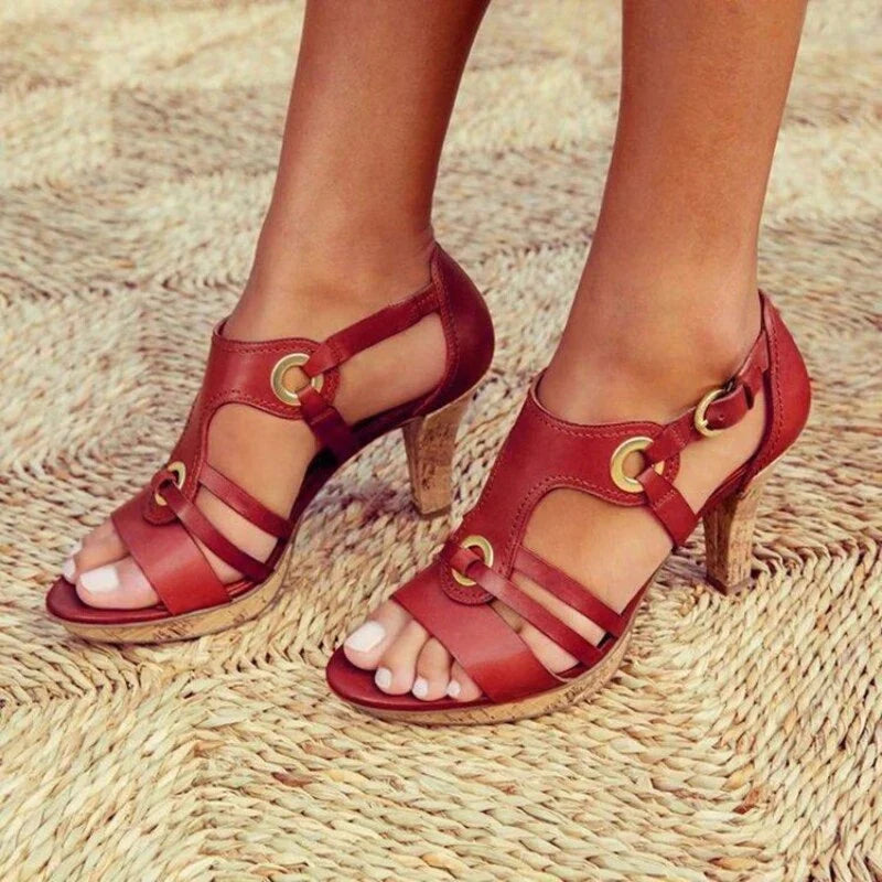 Annabella | Handgefertigte Premium-Sandalen mit Absatz