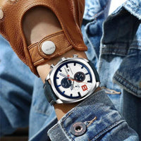 Sportliches wasserdichtes Chronographenuhr