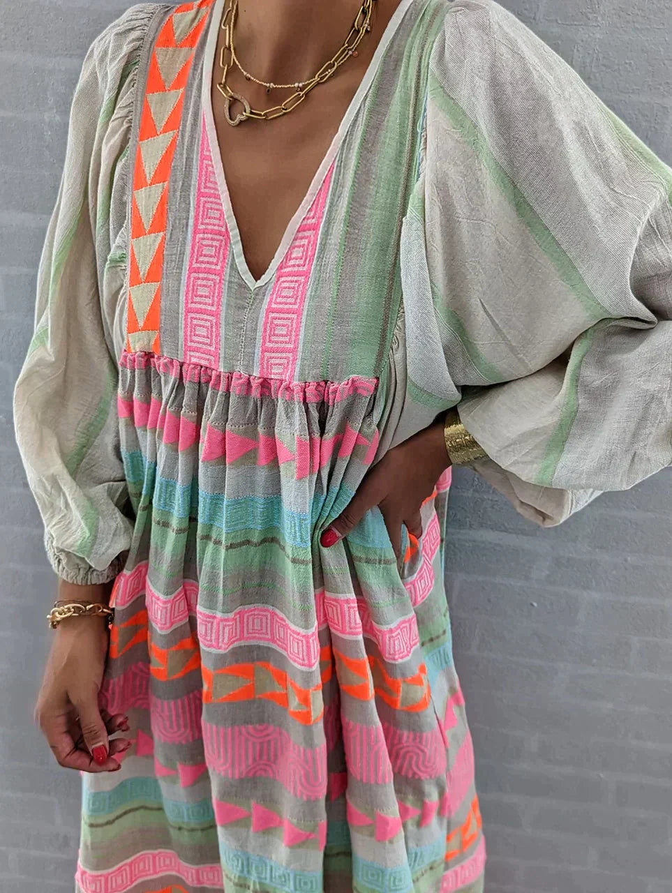 Buntes Sommerkleid