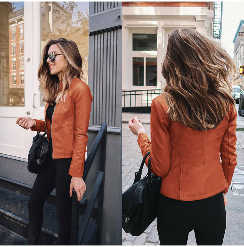 Lederjacke