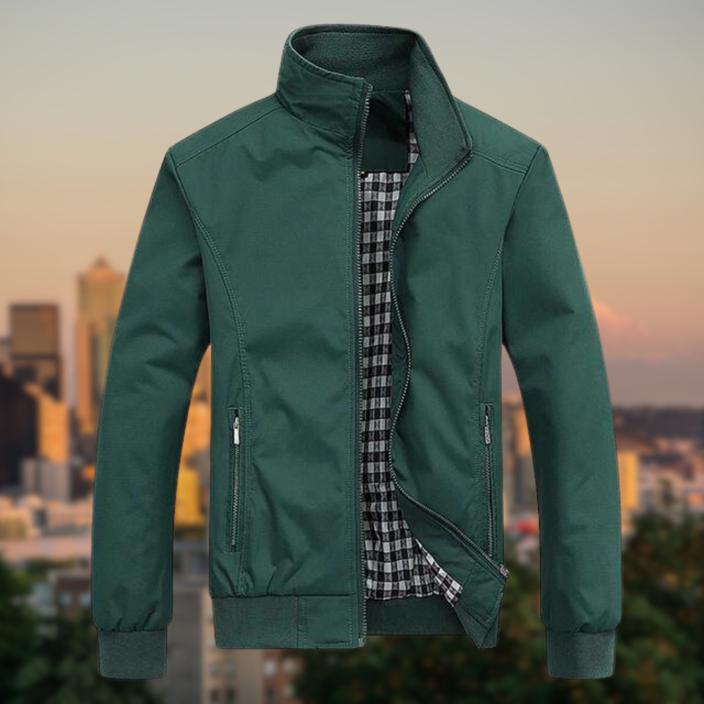 Leichte Übergangsjacke mit Stehkragen – Stilvolle Freizeitjacke für Alltag & Outdoor
