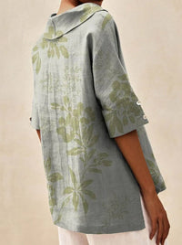Bettina | Elegantes Leinen-Top 1+1 Gratis