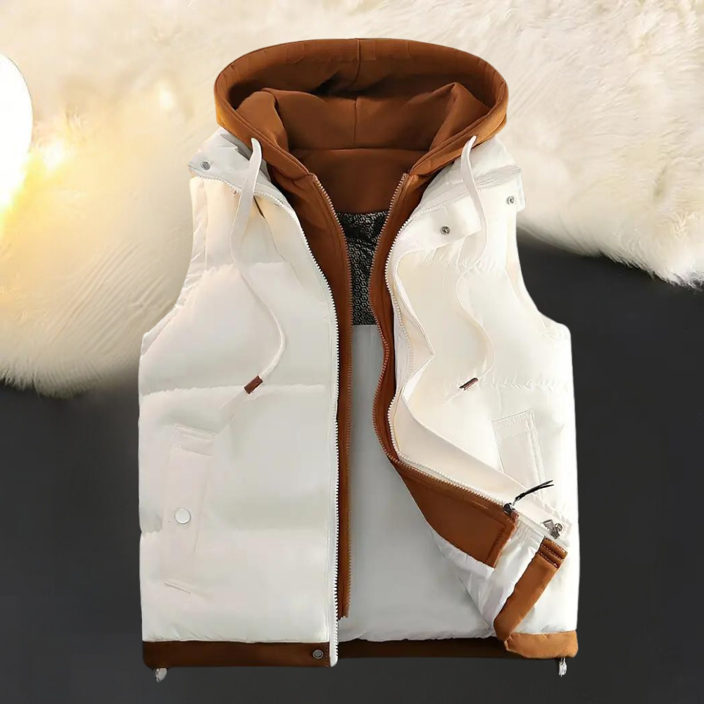FRANK - Stilvolle lässige Strickjacke mit Kapuze für Männer