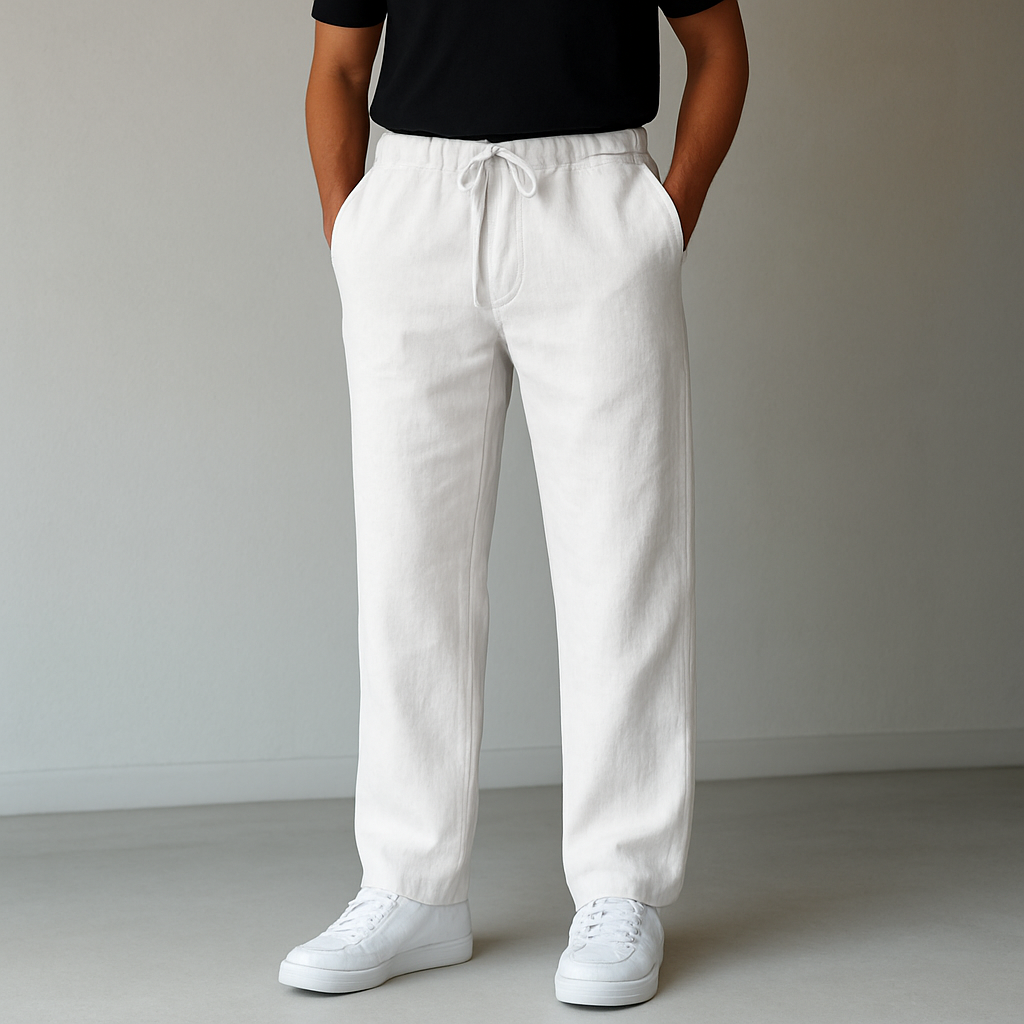 Alveno™ – Leichte Leinenhose mit verstellbarem Bund