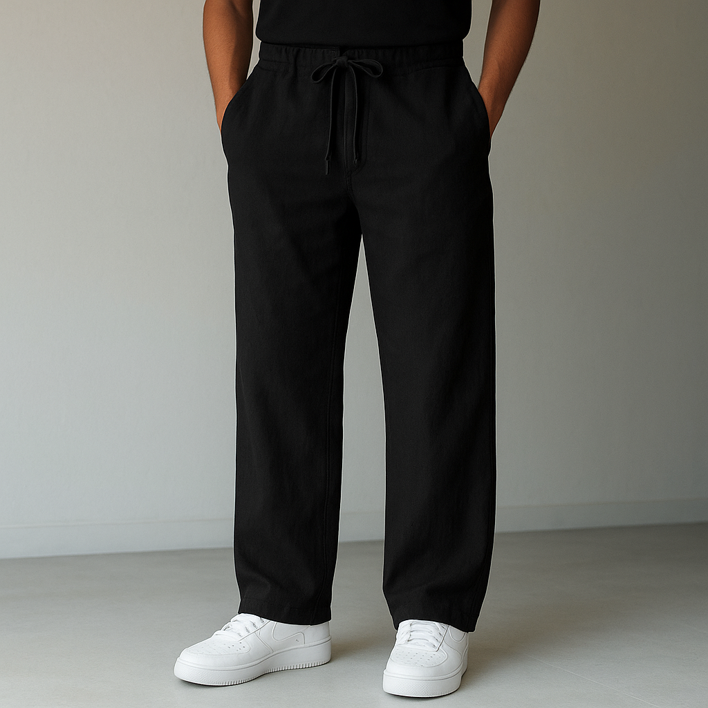 Alveno™ – Leichte Leinenhose mit verstellbarem Bund
