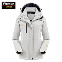 Wasserdichte Jacke mit Fleece