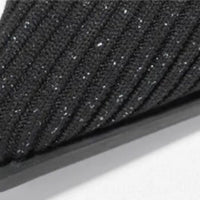 AMELIA - Trendige hohe Strickstiefel mit bequemem Blockabsatz