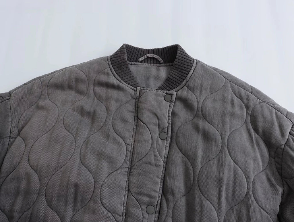 Alice™ - Lockere Bomberjacke aus Baumwolle