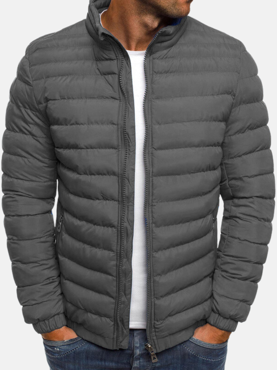 Leichte Steppjacke mit Reißverschluss – Stilvolle Übergangsjacke für Alltag & Freizeit