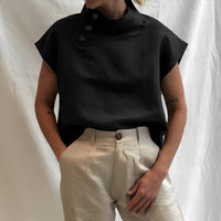 Lina – Stilvolle Bluse mit maskulinem Touch & Vintage-Charme