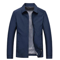 Leichte Businessjacke mit Kragen – Elegante Übergangsjacke für Alltag & Büro