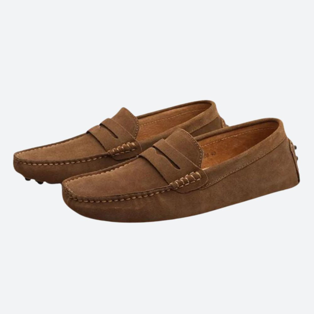 Modische und bequeme leichte Wildleder-Slipper - Jhonny