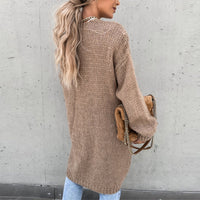 Klassische Strickjacke