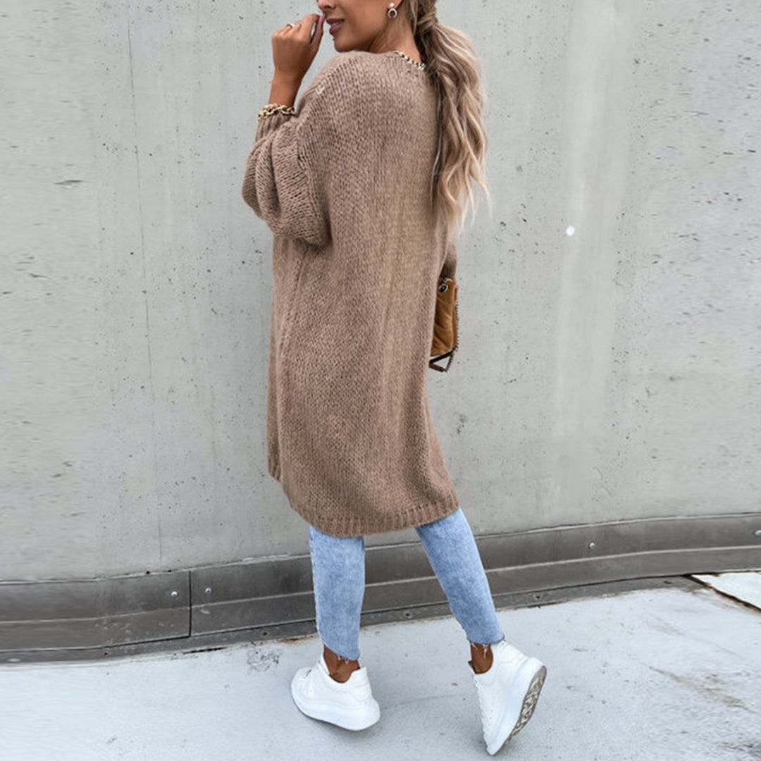 Klassische Strickjacke