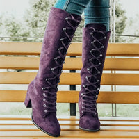 LEONA - Stylische Damenstiefel mit stabilen Absätzen