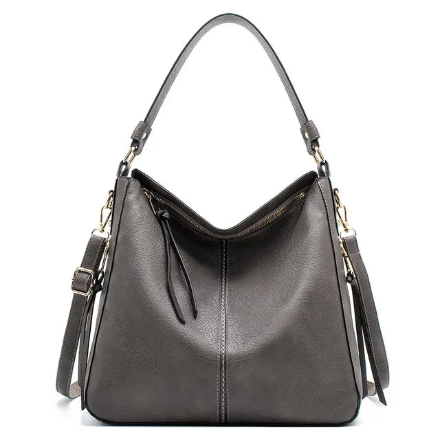 Jacky - Elegante und geräumige Sommer-Tasche aus Leder für Frauen