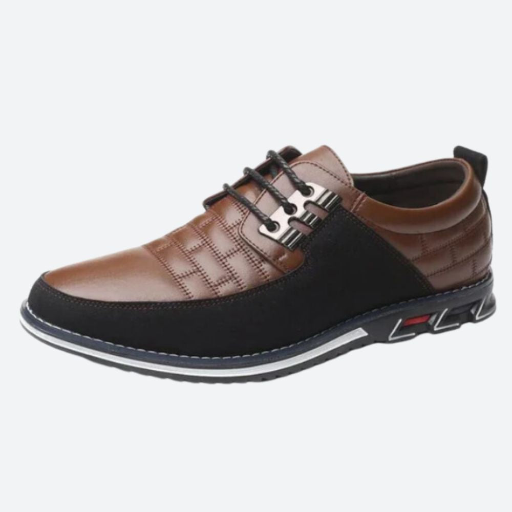Modische und bequeme Herrenschuhe mit orthopädischen Sohlen - Natzu