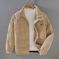 René™ - Cordjacke mit Wollmischung