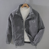 René™ - Cordjacke mit Wollmischung