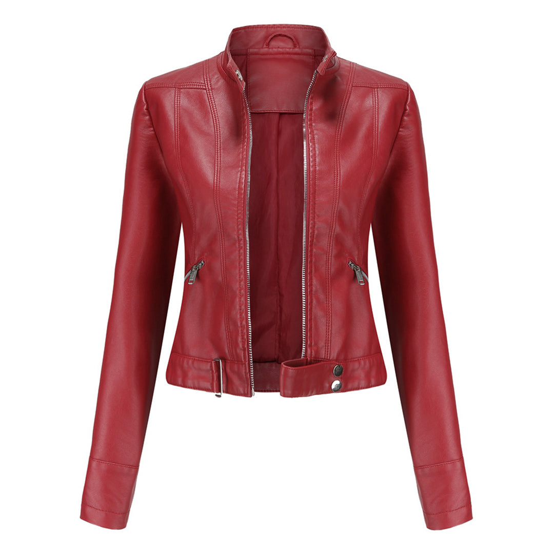 Kurze Damen Lederjacke OXANA - Stilvoll und zeitlos!