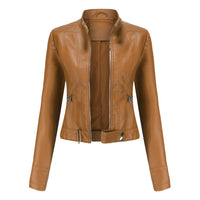 Kurze Damen Lederjacke OXANA - Stilvoll und zeitlos!