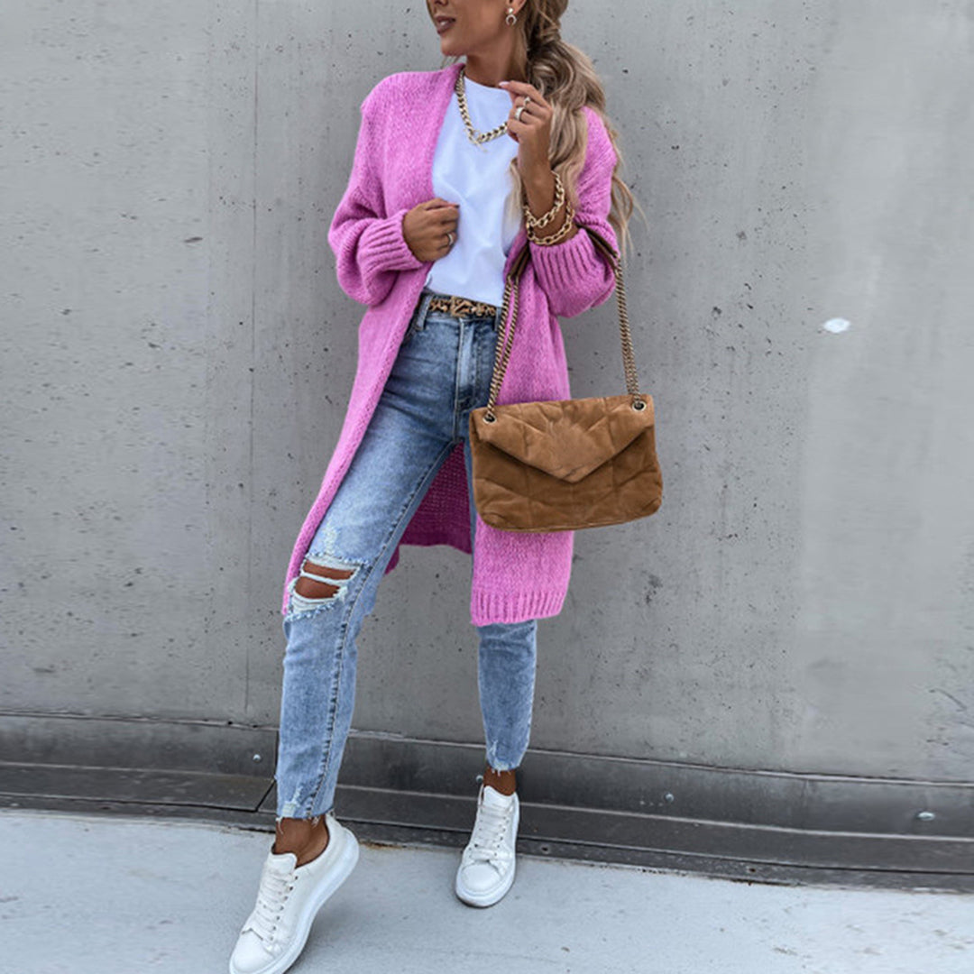 Klassische Strickjacke